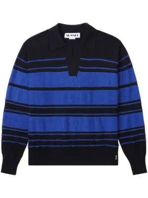 Palace x Polo Ralph Lauren Pieced Rugby Shirt | Blue | FARFETCH