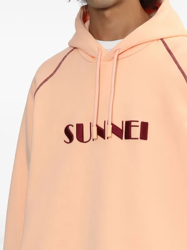 Sunnei プリント パーカー | ピンク | FARFETCH JP