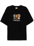 A BATHING APE® Baby Milo Relaxed Fit Tee - Black