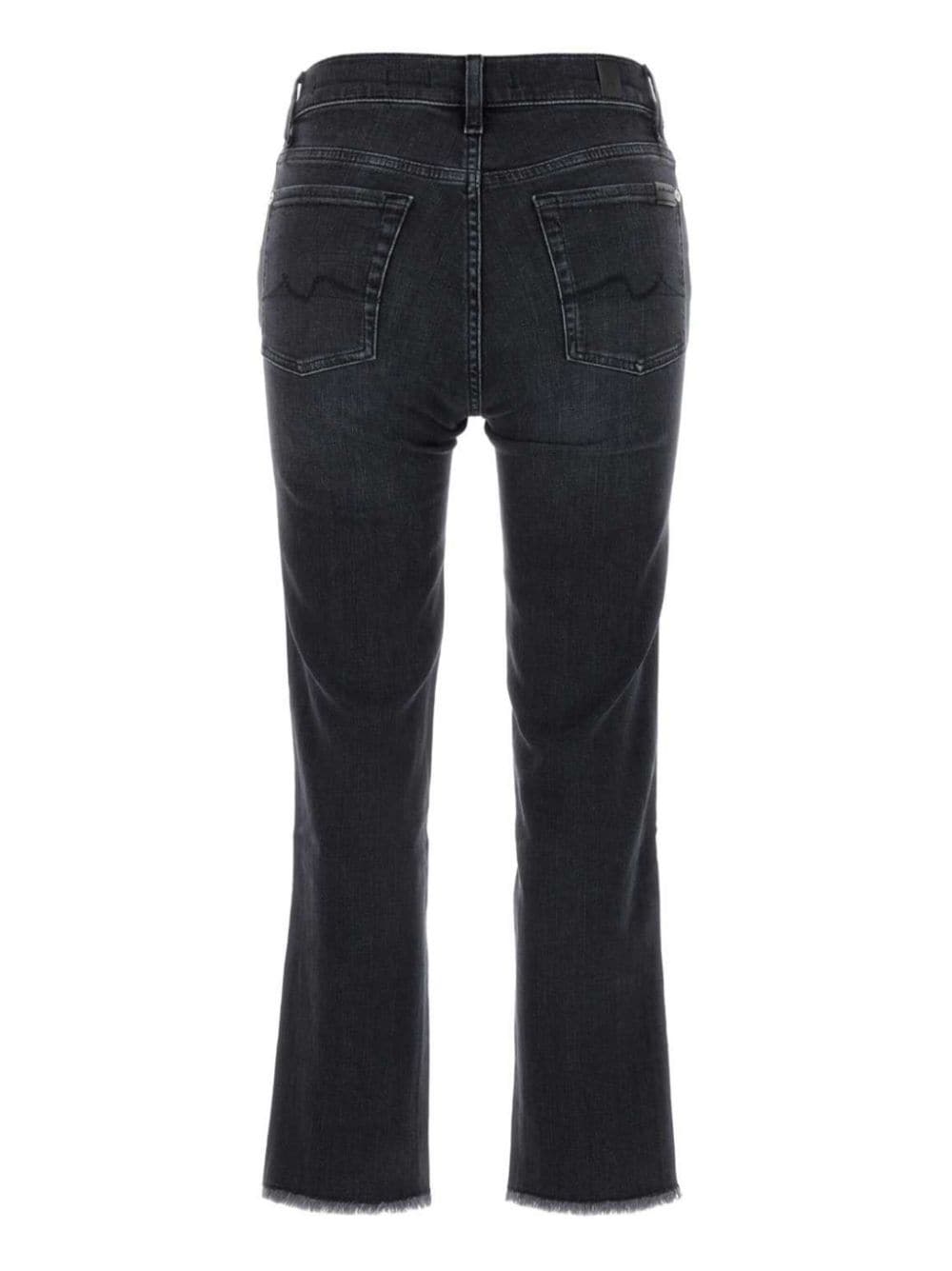 7 For All Mankind The Straight Crop jeans - Zwart