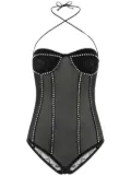 Oséree gem-embellished bodysuit - Black