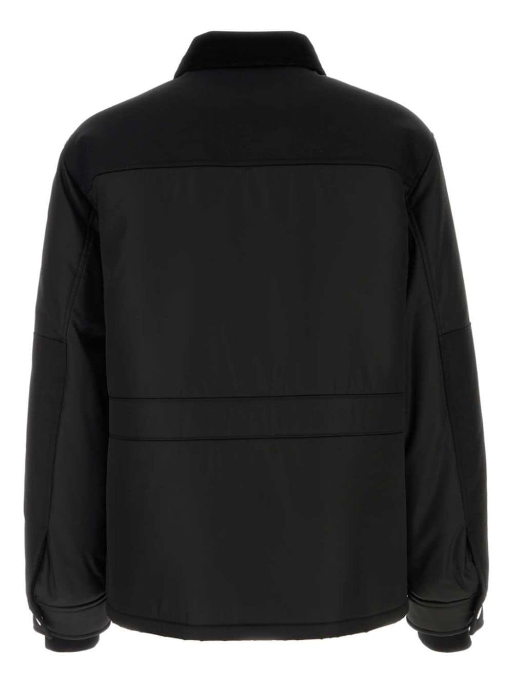 Shop Prada Re-nylon Jacket In Black