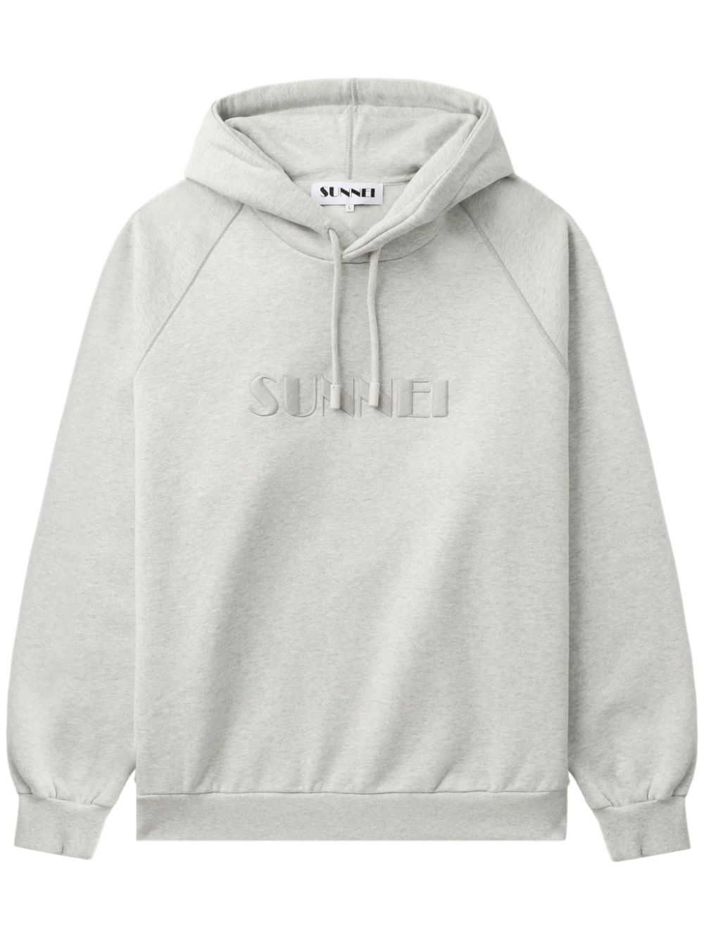 logo-embroidered hoodie