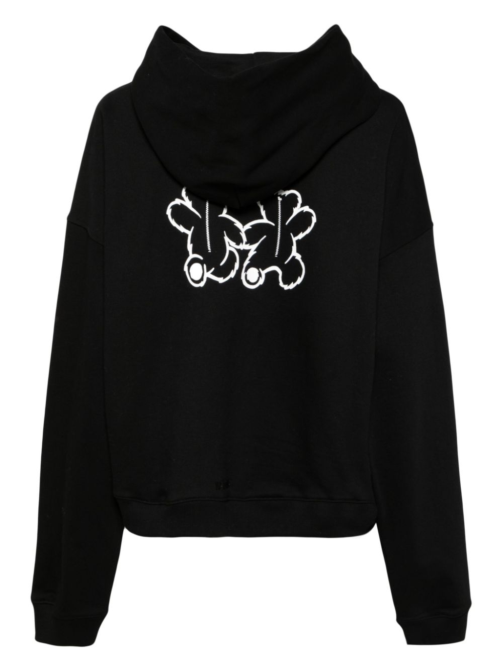 We11done Teddy Twins hoodie - Zwart