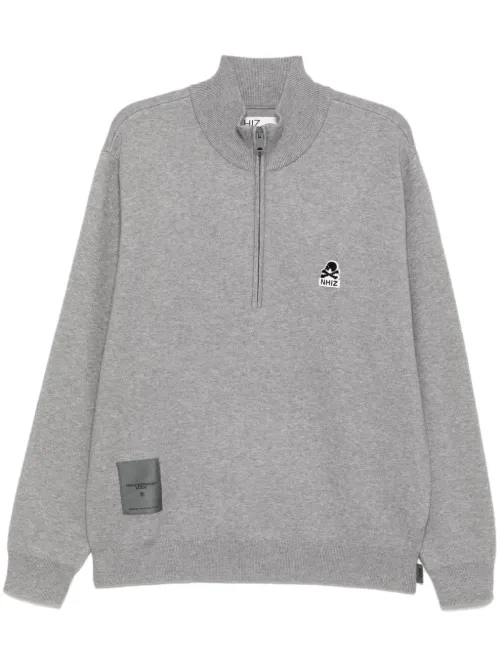 Izzue pull à logo NHIZ - Gris - izzue - Modalova