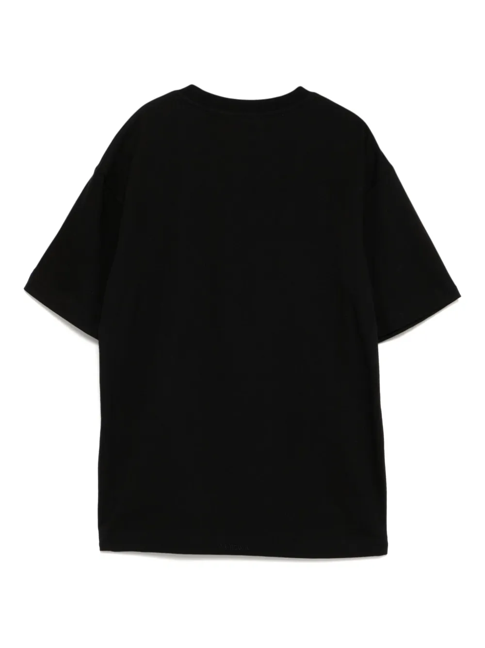 We11done T-shirt met logo van kralen - Zwart