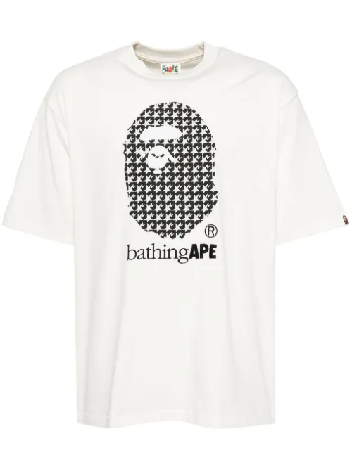 T-shirt STA à motif pied-de-poule - A BATHING APE® - Modalova