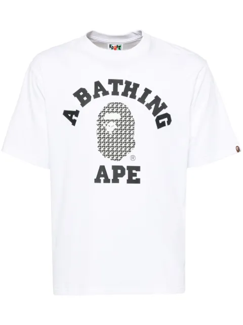 A BATHING APE® STA Houndstooth College Tee
