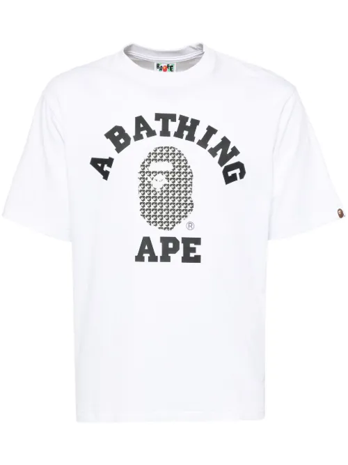 T-shirt STA à motif pied-de-poule - A BATHING APE® - Modalova