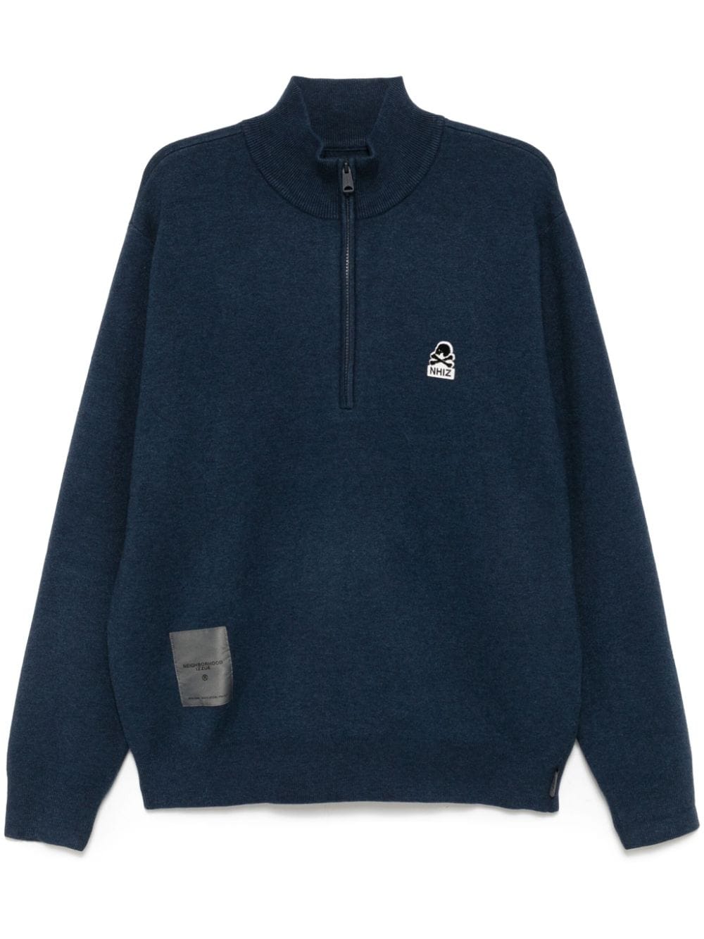 Izzue Half Zip Sweatshirt In Blue