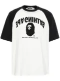 A BATHING APE® college raglan T-shirt - White