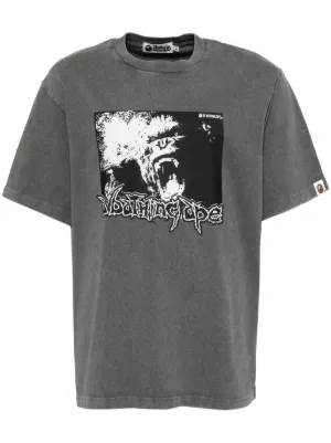 A BATHING APE® グラフィック Tシャツ | グレー | FARFETCH JP