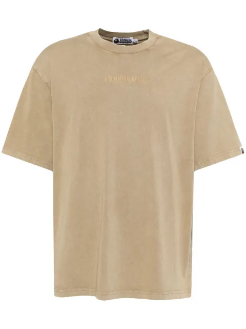 A BATHING APE® embroidered logo T-shirt