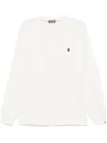 A BATHING APE® One Point long sleeves Tee - White