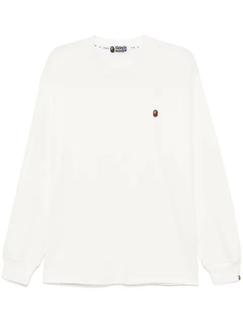 A BATHING APE® One Point long sleeves Tee