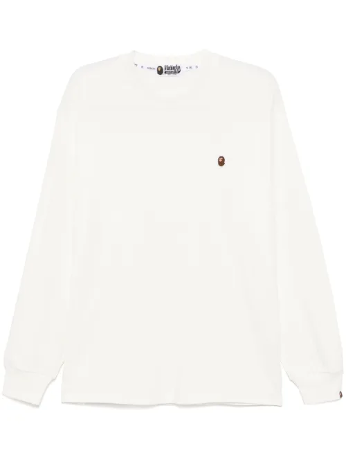 T-shirt One Point à manches longues - A BATHING APE® - Modalova