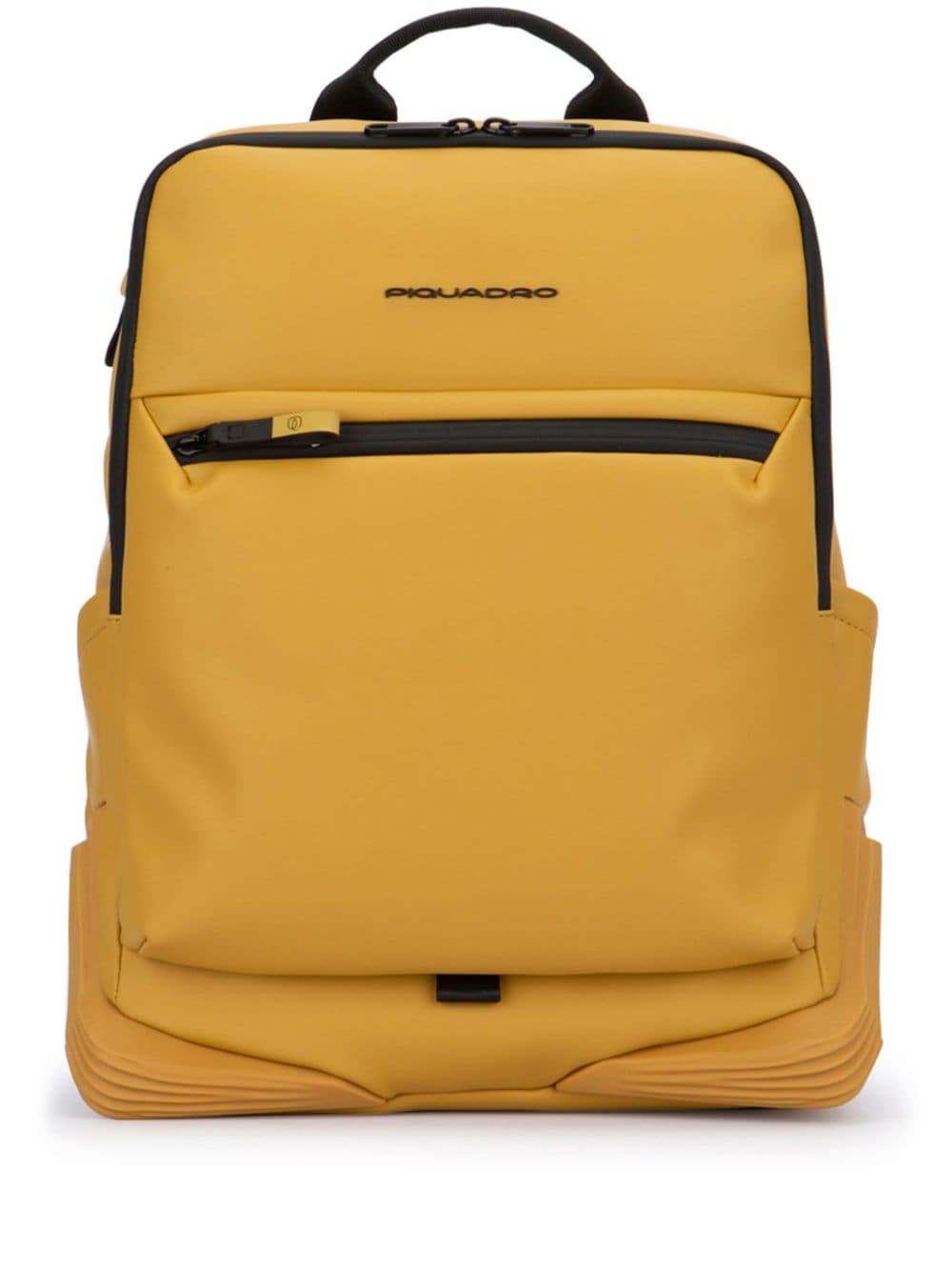 Shop Piquadro Water-resistant Backpack In Yellow