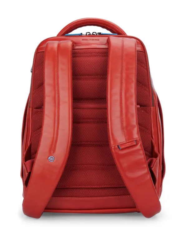 PIQUADRO Padded Backpack | Orange | FARFETCH Piquadro BD 9074 赤