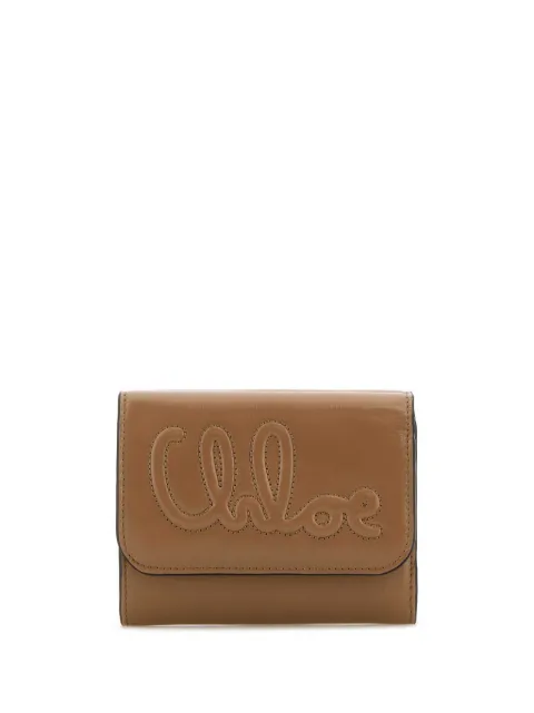 Chloé leather tri-fold wallet 