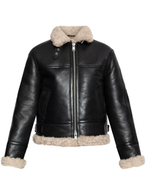 AllSaints veste Lorel en cuir