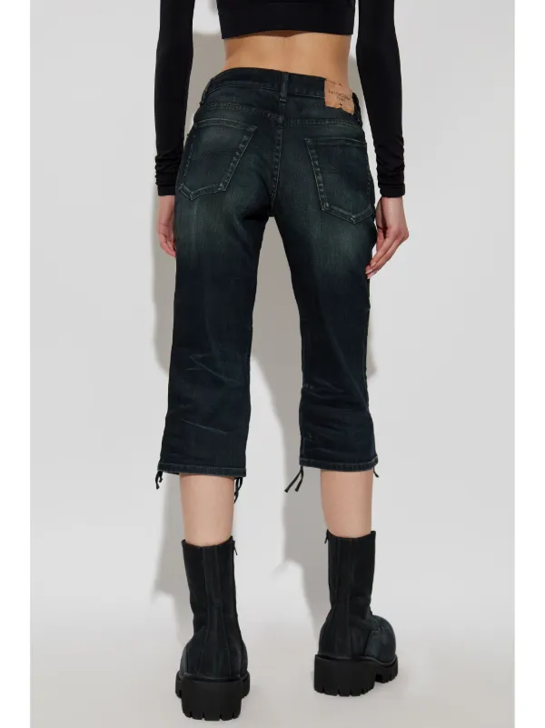 Balenciaga デニムショーツ | ブラック | FARFETCH JP