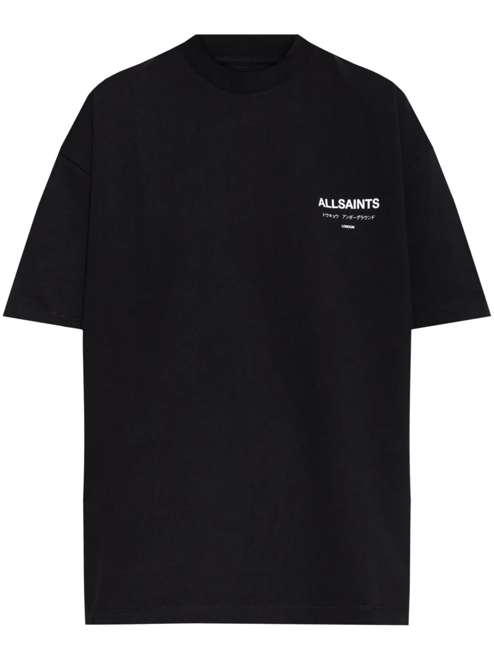 AllSaints Underground T-shirt Zwart