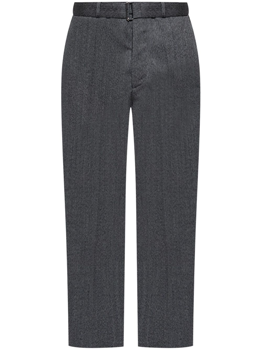 Shop Officine Generale Virgin Wool Trousers In Grey