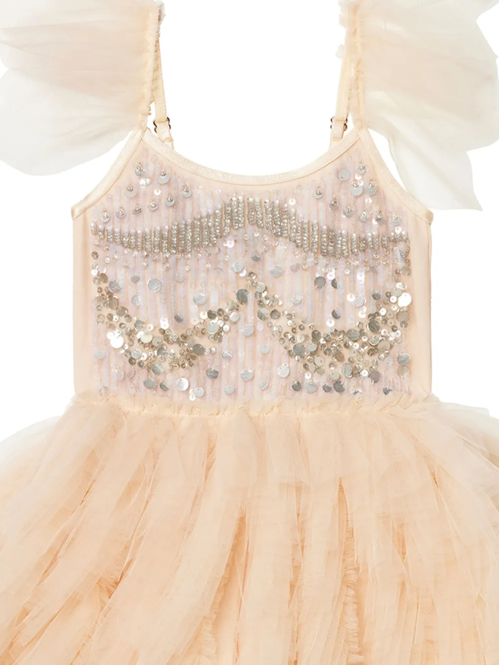 Tutu Du Monde Bebe Cosmic Girl jurk met tutu Beige