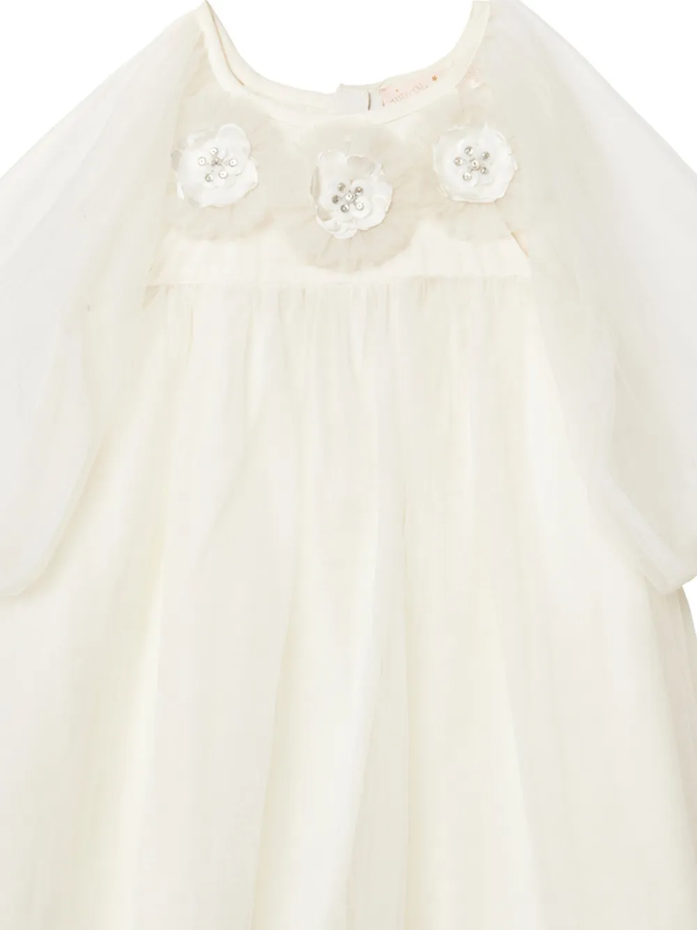 Tutu Du Monde Bebe Snowy Petal tulen jurk Beige