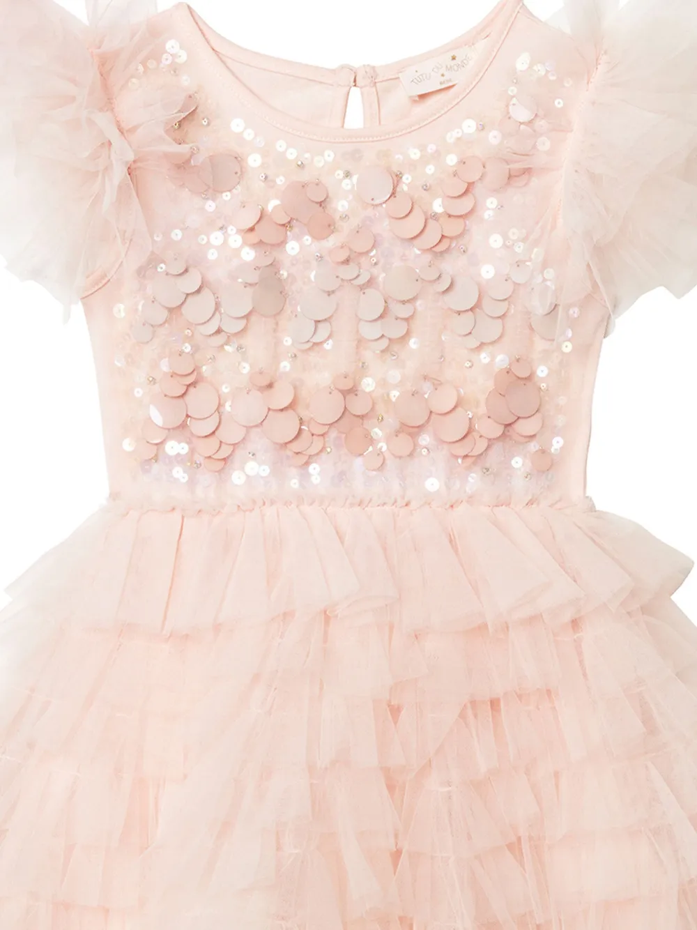 Tutu Du Monde Bebe Sugar Fairy jurk met tutu Beige