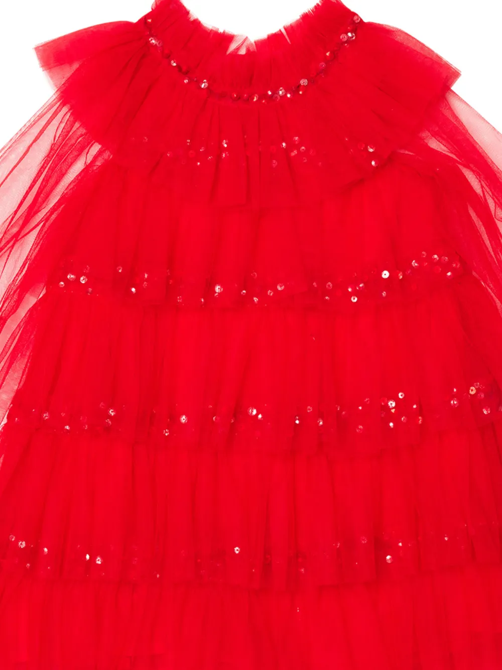 Tutu Du Monde Bebe Luminous tulen jurk Rood