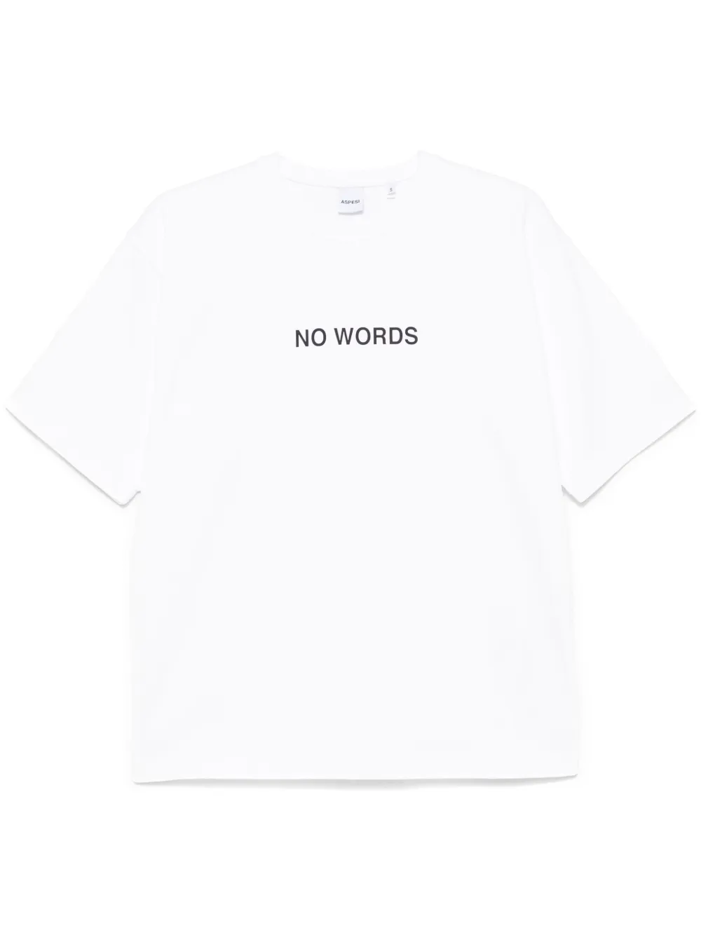 ASPESI No Words T-shirt Wit