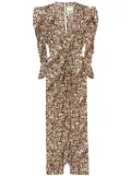 ISABEL MARANT Albini midi dress - Brown