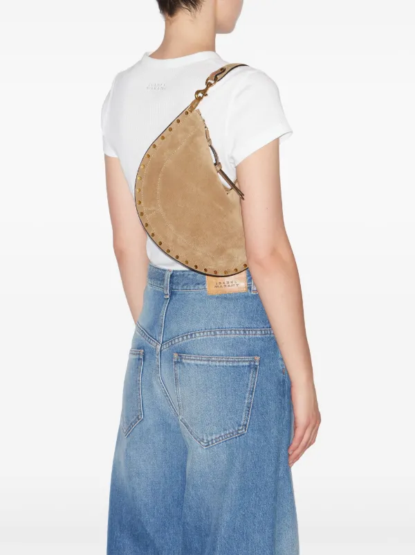 ISABEL MARANT Oskan スタッズ ショルダーバッグ | ブラウン | FARFETCH JP