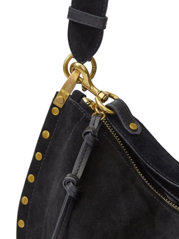 ISABEL MARANT Oskan Soft Zipped Crossbody Bag | Black | FARFETCH