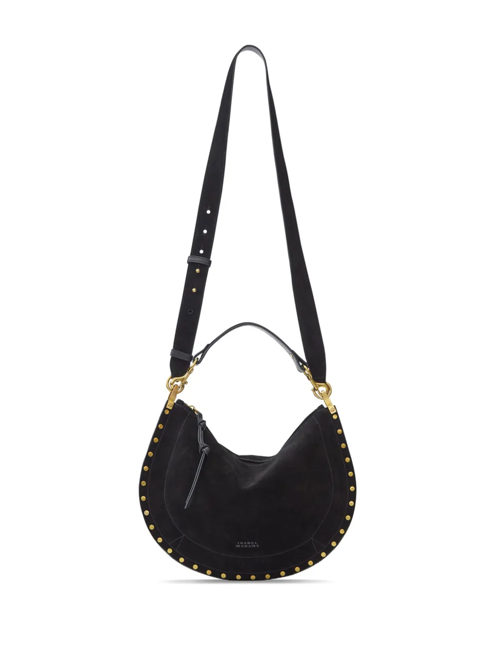 ISABEL MARANT Oskan Soft crossbodytas met rits Zwart