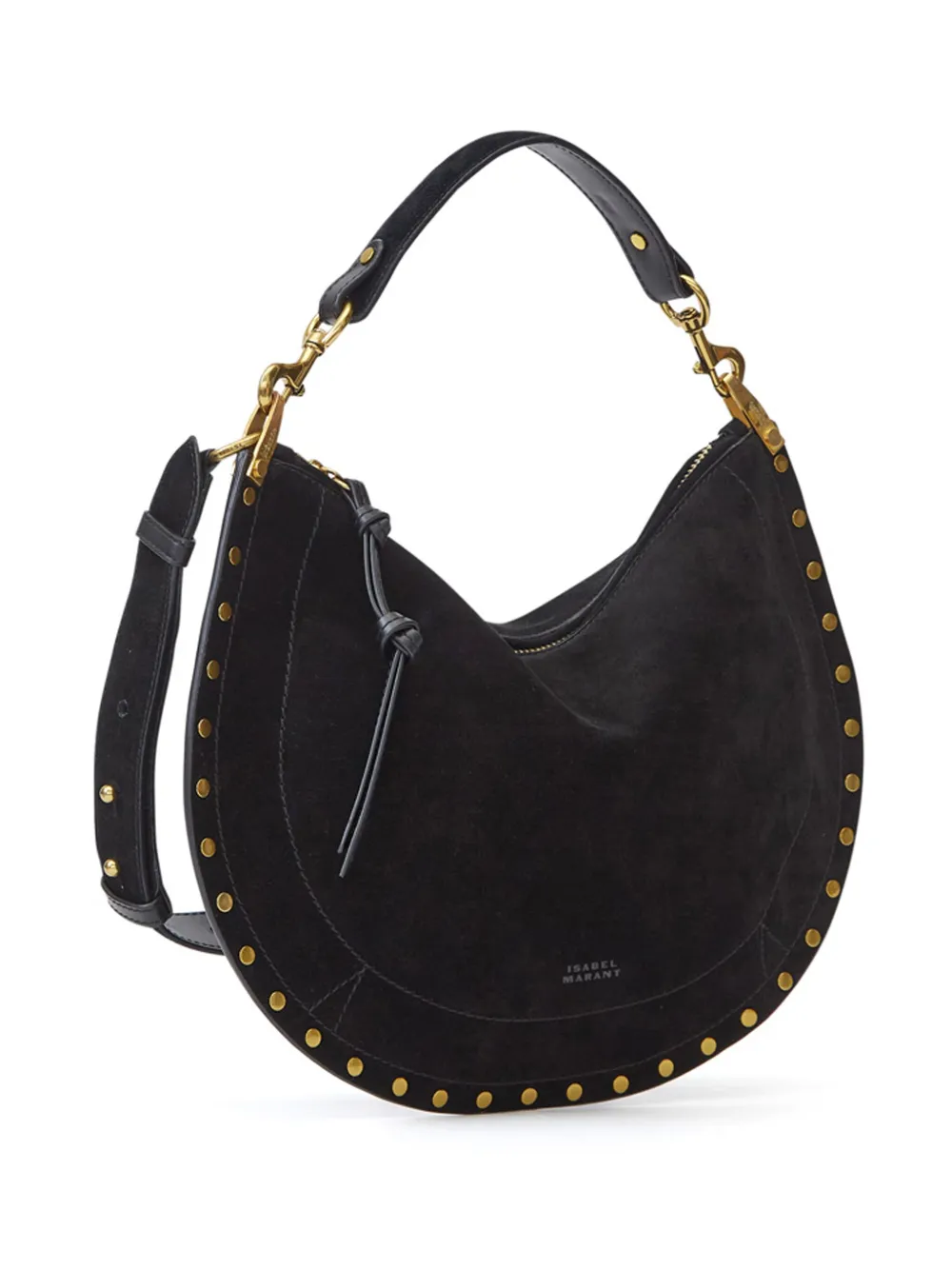 ISABEL MARANT Oskan Soft crossbodytas met rits Zwart