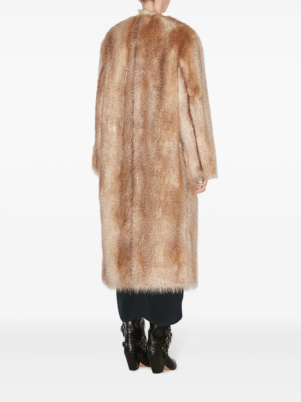 ISABEL MARANT Alberta jas van imitatiebont Bruin