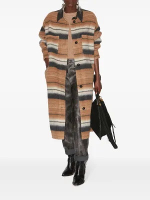 イザベルマランエトワールアベニーハイネックラップコート Isabel Marant Étoile ウィメンズ コート - FARFETCH