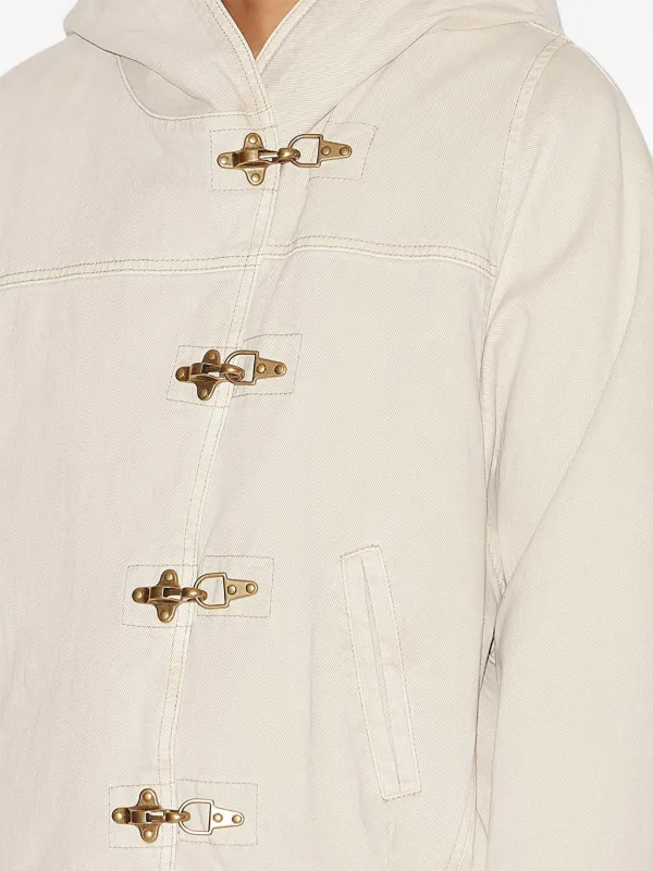 ISABEL MARANT Biane Denim Jacket | Neutrals | FARFETCH