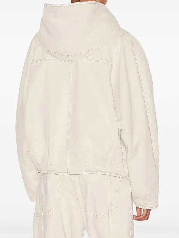 ISABEL MARANT Biane Denim Jacket | Neutrals | FARFETCH