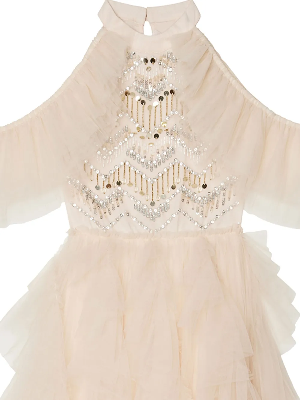 Tutu Du Monde Nebula jurk met tutu Beige
