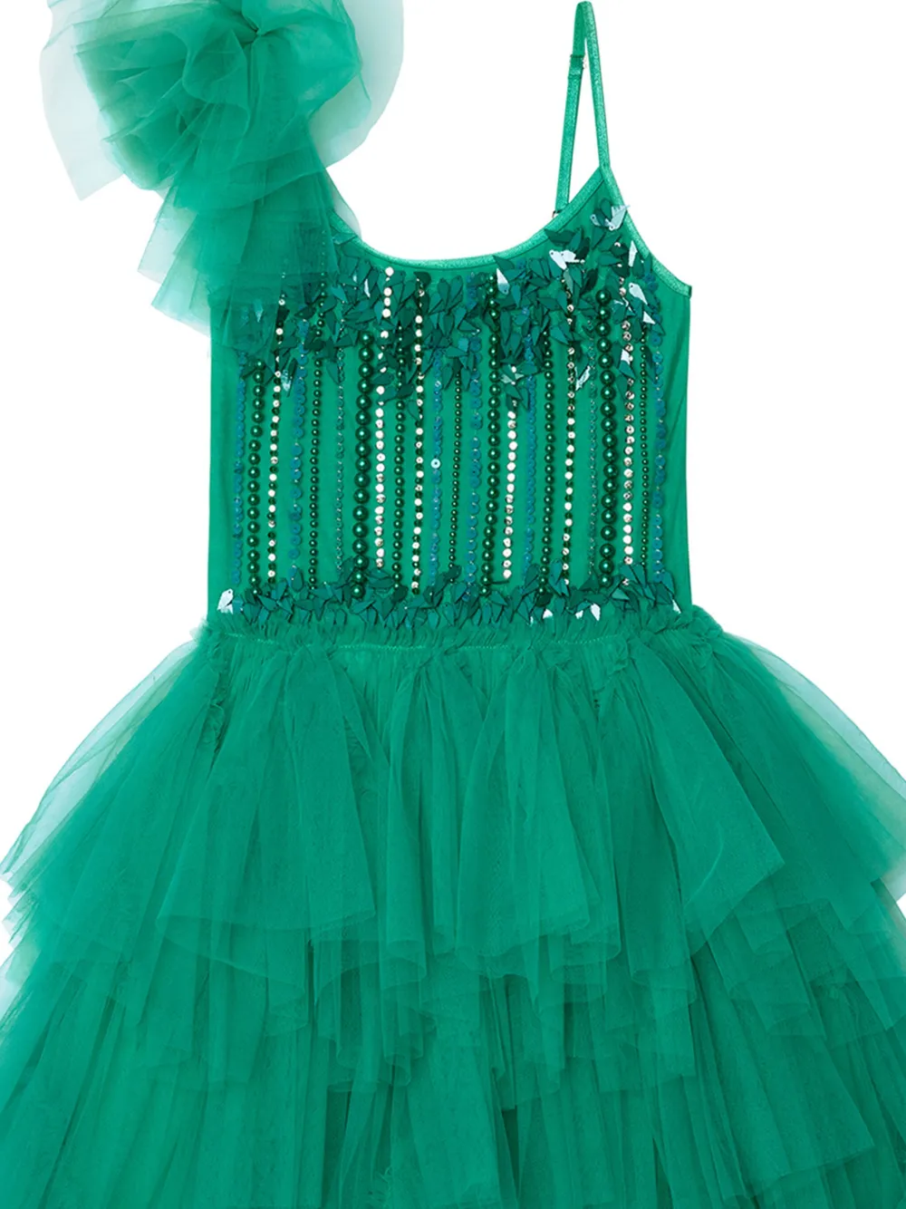 Tutu Du Monde Merry Mistletoe jurk met tutu Groen