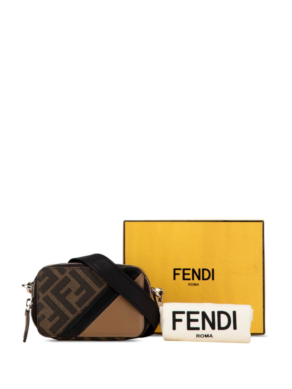 Fendi 2000-2010 Mini Zucca Diagonal crossbody bag