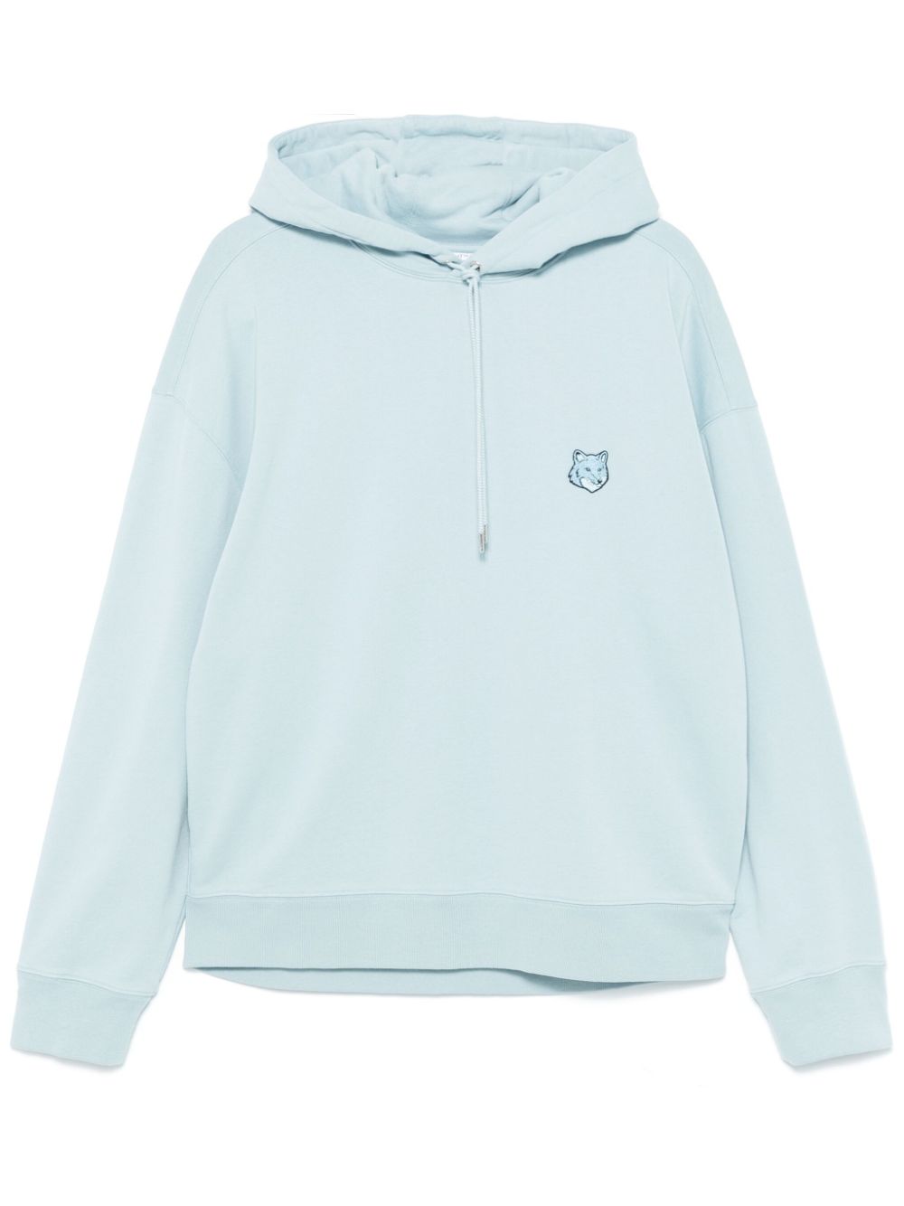 Maison Kitsuné Bold Fox Head-patch hoodie - Blue