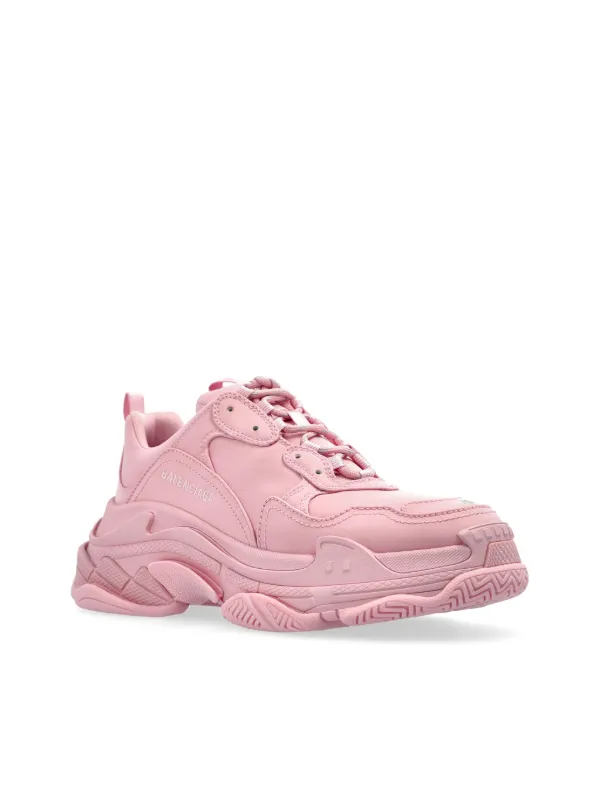 Neon pink balenciaga sneakers best sale