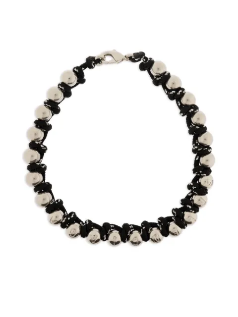 Balenciaga pulsera con detalle de cuentas