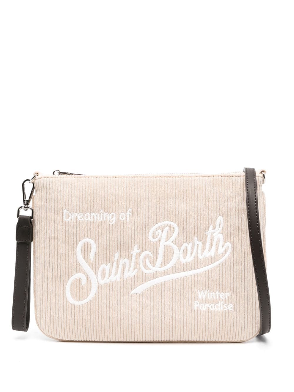 Mc2 Saint Barth Parisienne Clutch Bag In Neutral