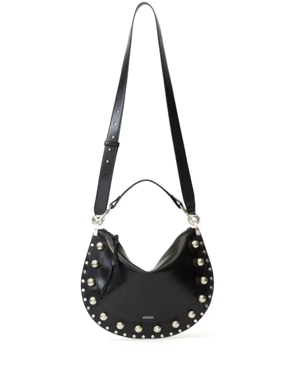 ISABEL MARANT Oskan Soft Zipped ショルダーバッグ | ブラック ISABEL MARANT Oskan Soft Zipped ショルダーバッグ | ブラック