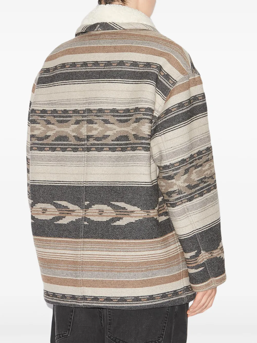 Isabel Marant Étoile Dorcas Double-breasted Coat In Neutrals